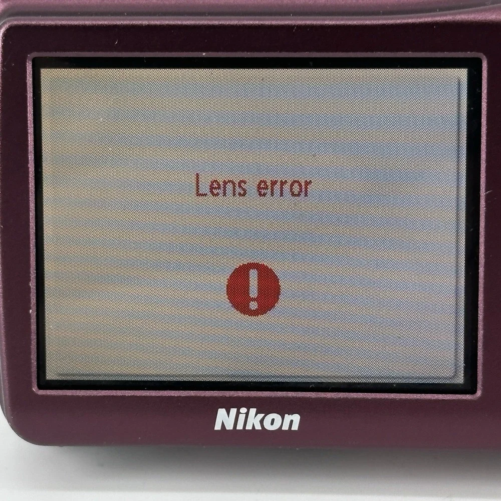 Nikon COOLPIX S220 10.0MP Digital Camera - Plum Lens Error